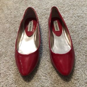 Red Steve Madden Flats